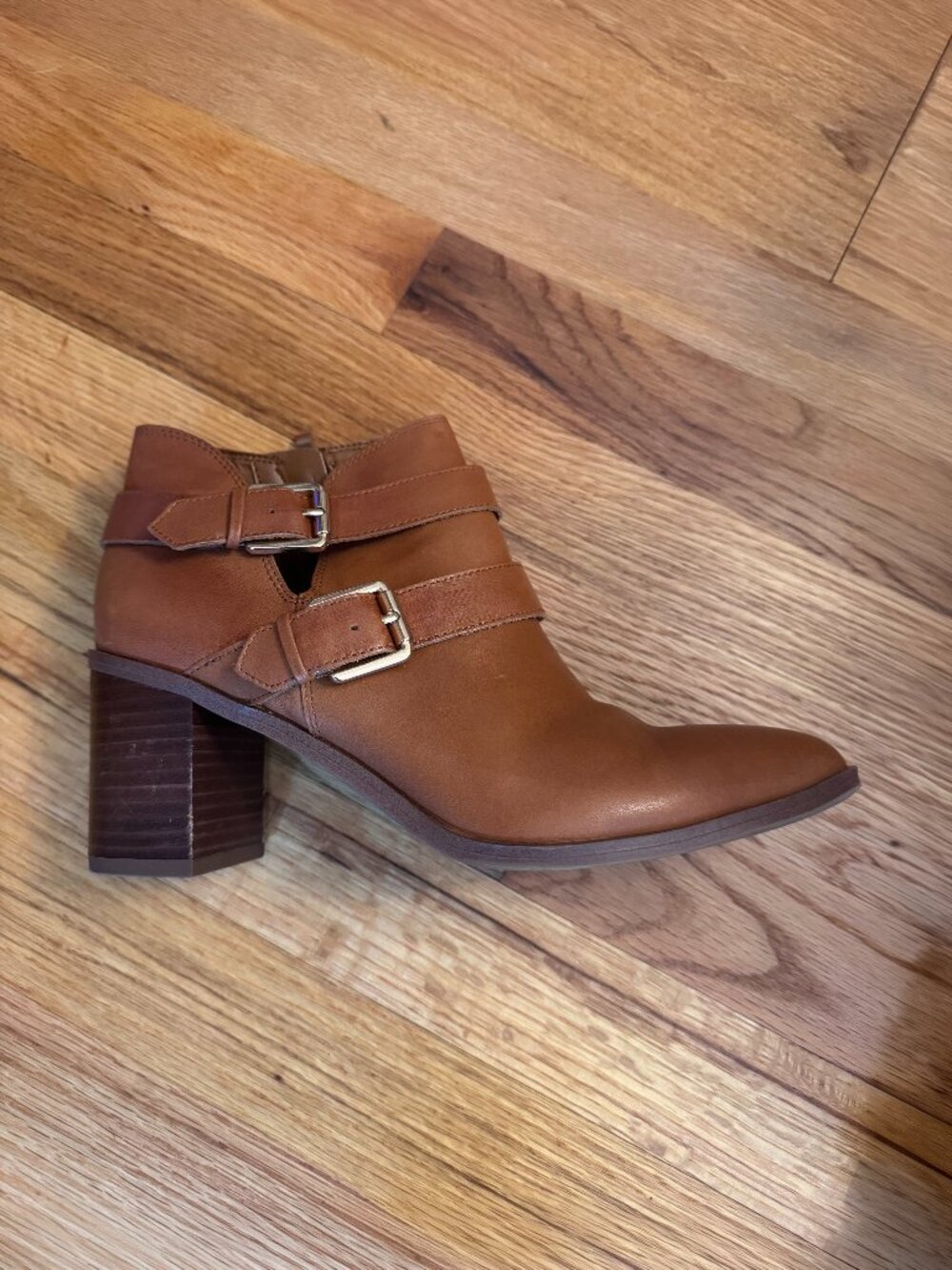 Franco Sarto Women's Brown Ankle Boots - Size 7.5